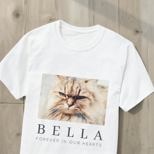 Pet Memorial Simple Modern Chic Family Photo