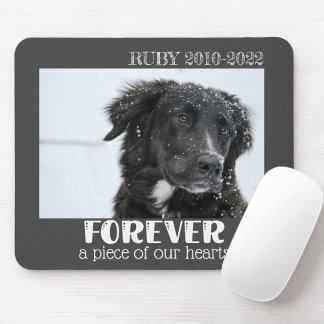 Pet Memorial Sympathy Photo Mouse Pad