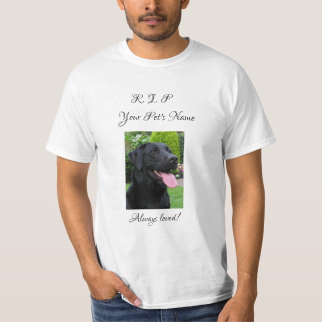 Pet Memorial T-shirt (Front)