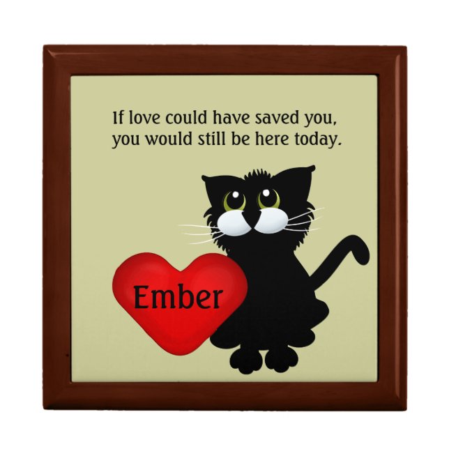 Pet Memorial Treasure Keeper Box (Front)