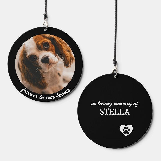 Pet Memorial Wind Chime (Front & Back)