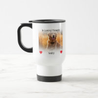 Pet Memorial With Hearts and Photo