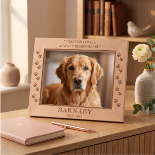 Pet Memorial Wood Frame Landscape Forever Loved
