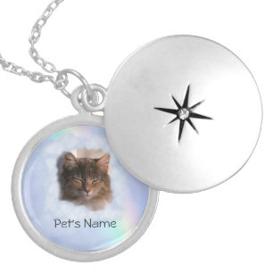 Pet Memory (insert photo & name) Locket Necklace