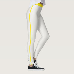 Pet Mom Cat Lover Neutral Blazing Yellow Stripes Leggings