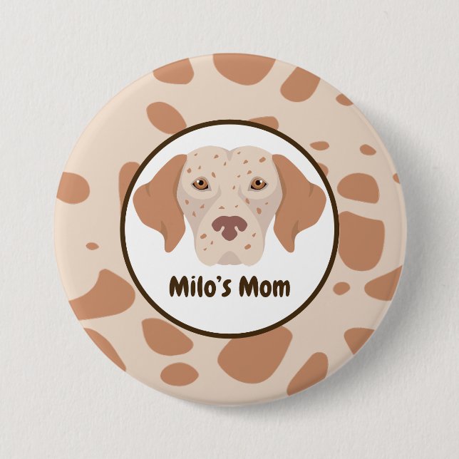 Pet mom Keychain Button (Front)
