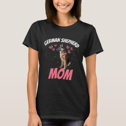 Pet Mom Mothers Day Gift German Shepherd T_Shirt