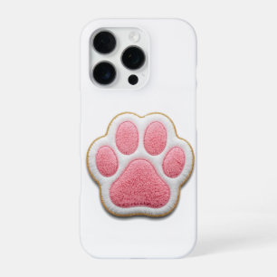 Pet Mom Phone Case Chenille Embroidery Heart Paw