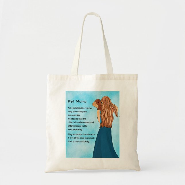 Pet Mom Tote Bag (Front)