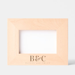 Pet Monogram Names Keepsake Engraved Frames