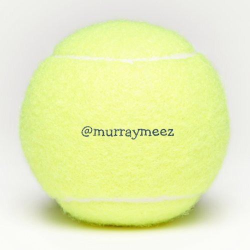 Pet Name  Instagram Handle Tennis Ball Toy _ Navy