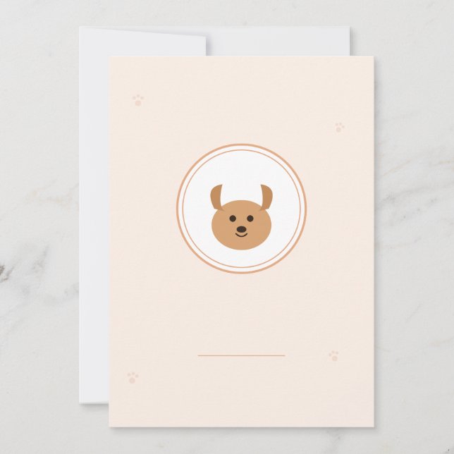 Pet of Honor Invitation (Front)
