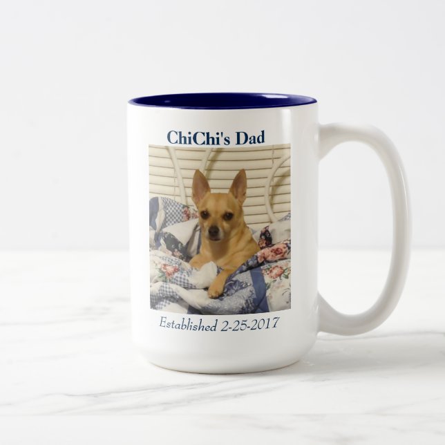 Pet Or Peeps Proud Parent Photo Mug (Right)
