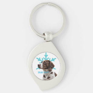 Pet ornament christmas personalize keychain