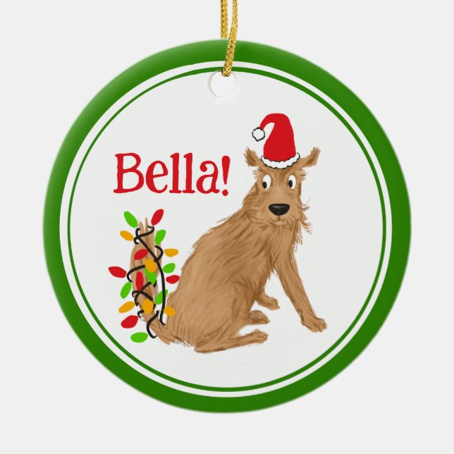 Pet ornament funny humor cute dog (Front)