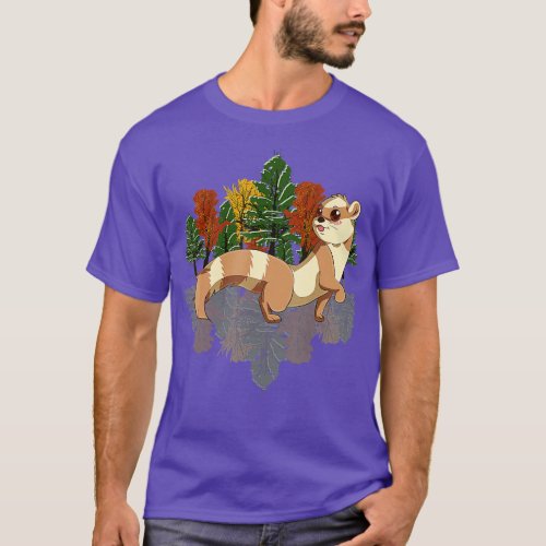 Pet Owner Nature Animal Lover Rodent Forest Ferret T_Shirt