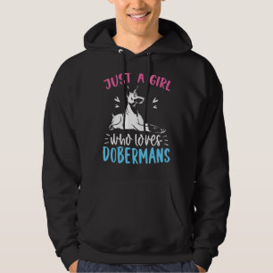 Pet Owner Women Girls Dog  Dog Owner Animal Doberm Hoodie