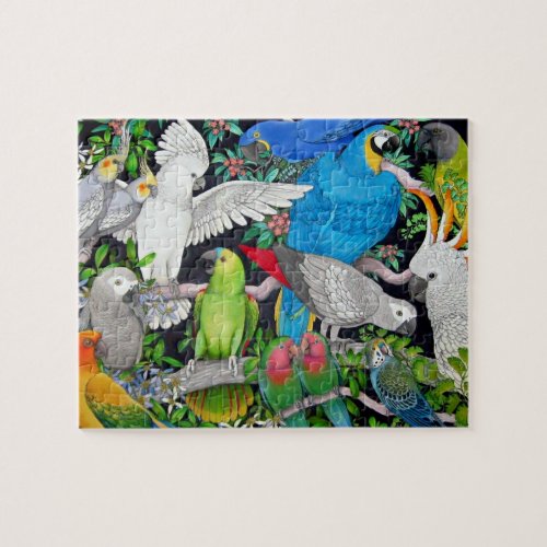 Pet Parrots of the World Puzzle