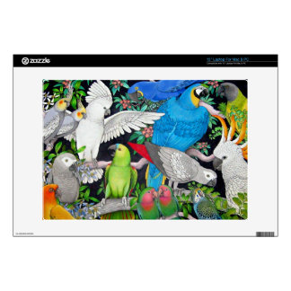 Pet Parrots of the World Skin For Laptop