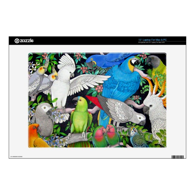 Pet Parrots of the World Skin For Laptop (Product)