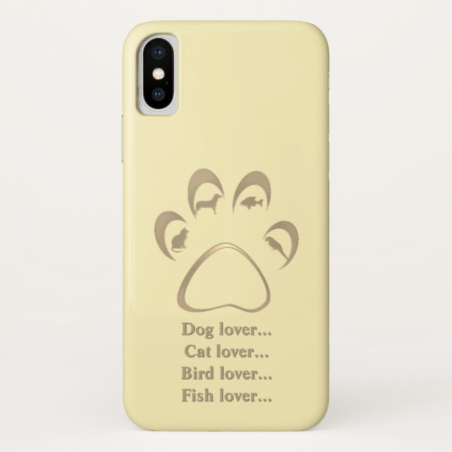 Pet Paw Phone Case (Back)