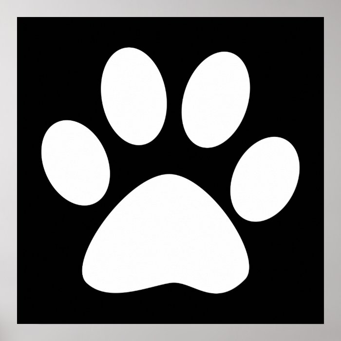 pet paw poster