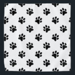 Pet Paw Print Bandana<br><div class="desc">This adorable pet bandana features a charming paw print design,  perfect for dogs and cats. A stylish accessory that adds personality and fun to your furry friend’s look. Great for everyday wear or special occasions for pet lovers who adore paws.</div>