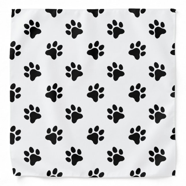 Pet Paw Print Bandana (Front)