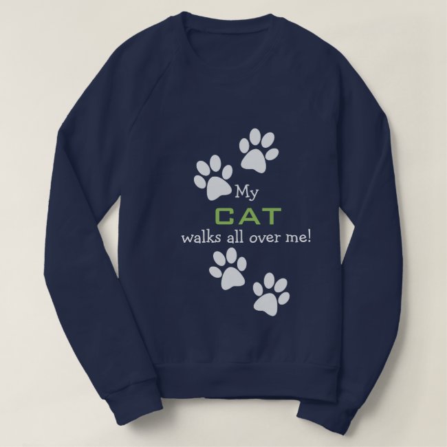 Pet Paw Prints Design Clothing