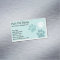 Pet Paw Prints on Teal Cat and Dog Animal Services
