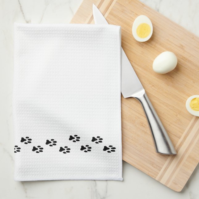 Pet Paws Customizable Towels (Quarter Fold)