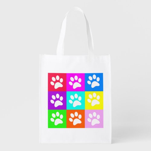 Pet Paws of Love Grocery Bag