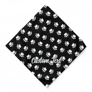 Pet Paws Pattern Bandana