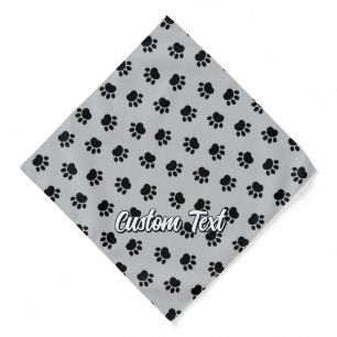 Pet Paws Pattern Bandana