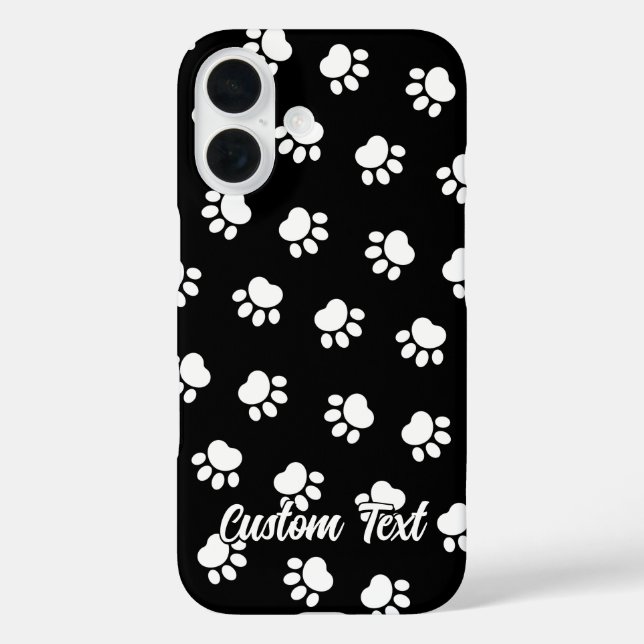 Pet Paws Pattern Case-Mate iPhone Case (Back)