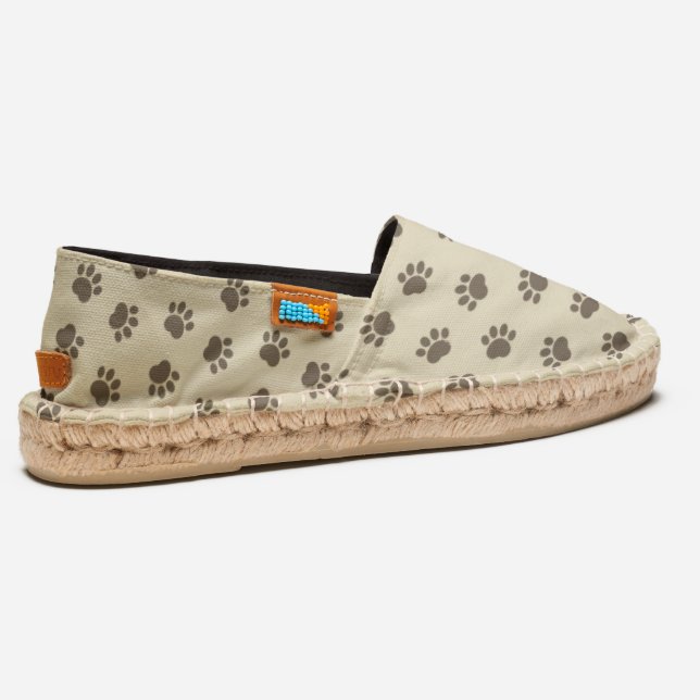 Pet Paws Pattern Espadrilles (Right)