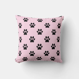 Pet Paws Pattern Throw Pillow