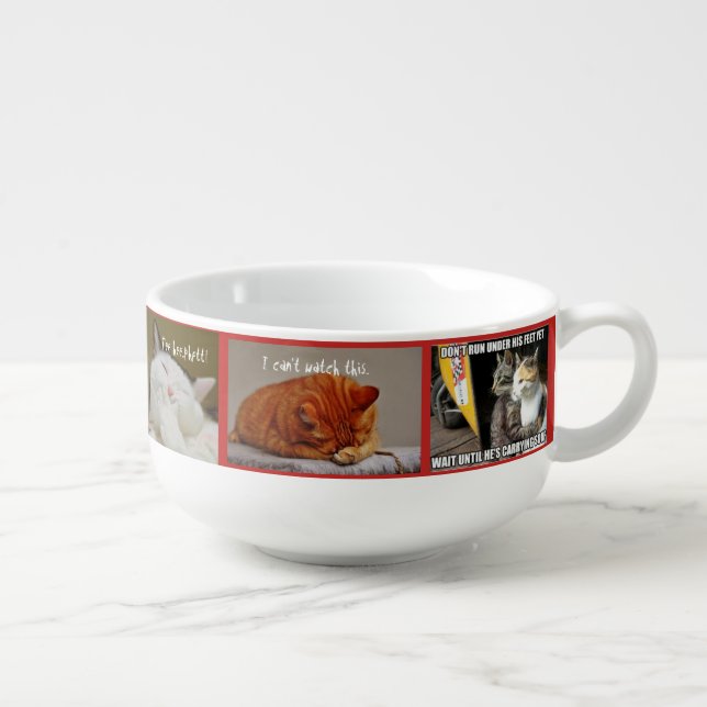 "Pet Pay back" Soup Mug (Left)
