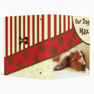 Pet Photo Album 3 Ring Binder