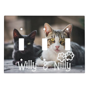 Pet Photo and Name Custom Wall Plate