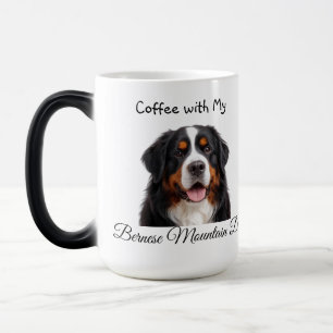 Pet Photo Bernese Mountain Dog Personalize Color Morph Mug