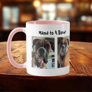 Pet Photo Boxer Mama Personalize Mug