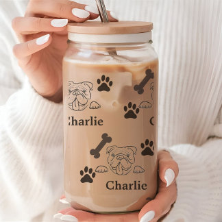 Pet Photo Can Glass Cup Personalized Barware
