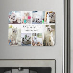 Pet Photo Collage Magnet<br><div class="desc">Personalized "Best Cat Ever" Large Photo Magnet. This simple and elegant photo magnet is a sweet way to showcase cherished memories of your beloved cat. The design features space for a favorite photo, with room for their name on the first line and "Best Cat Ever" on the second line in...</div>