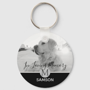 Pet Photo Collage Memorial - In Loving Memory Keychain