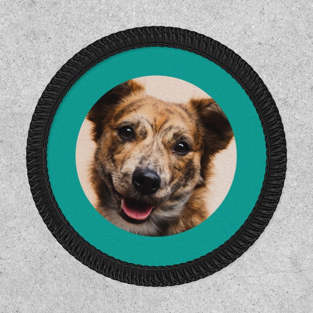 Pet Photo Create Your Own Logo Patch (Front)