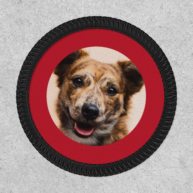 Pet Photo Create Your Own Logo Patch (Front)