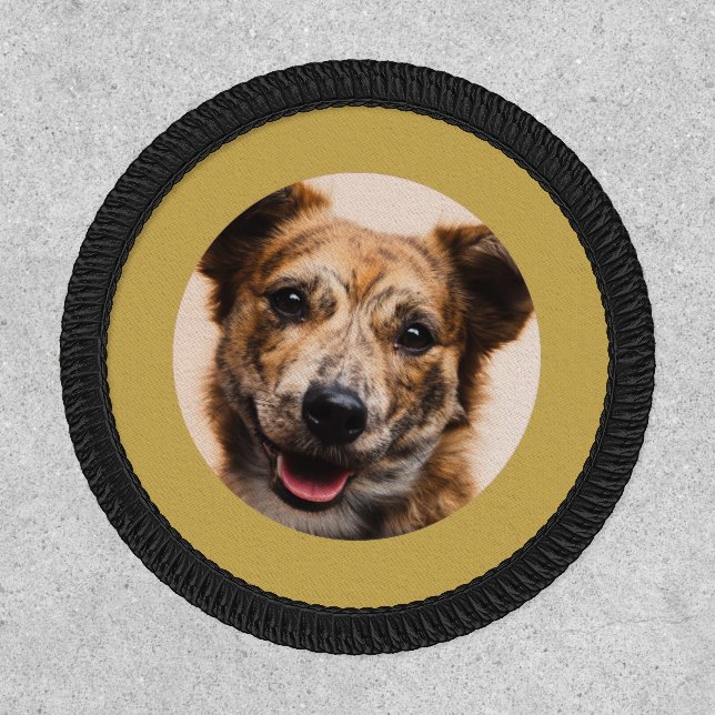 Pet Photo Create Your Own Logo Patch (Front)