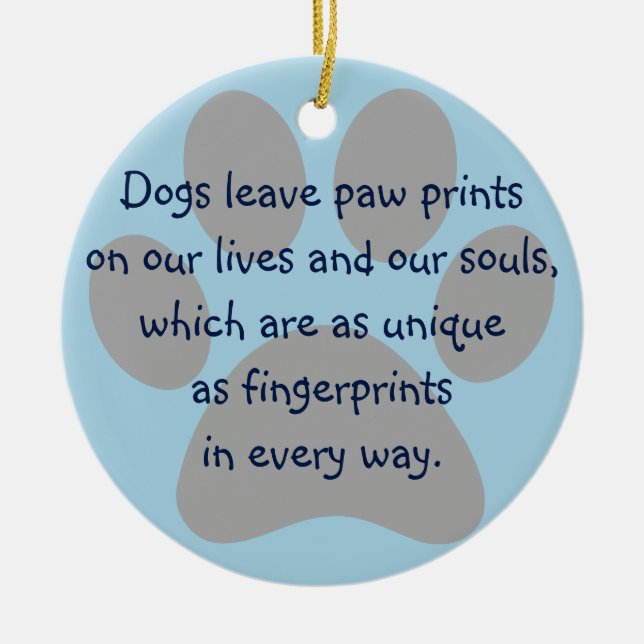 Pet Photo Customized Dog Ornament (Front)