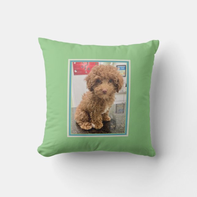 Pet Photo Customized Dog Pillow (Front)